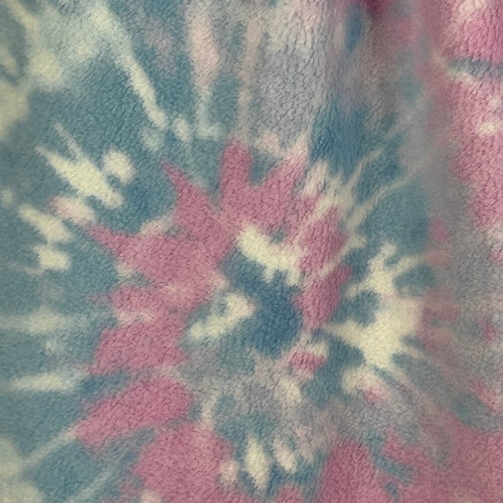 Simply Southern Collection Blue & Pink Tie Dye Snap Front Shirt Shacket Size S - Picture 8 of 11